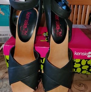 Kensiegirl shoes studded wrap around ankle heel